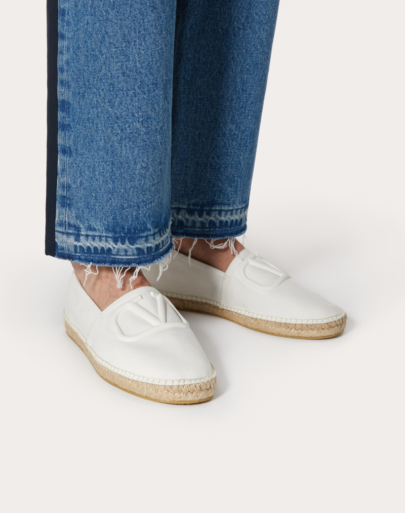Valentino VLOGO SIGNATURE CANVAS ESPADRILLES outlook