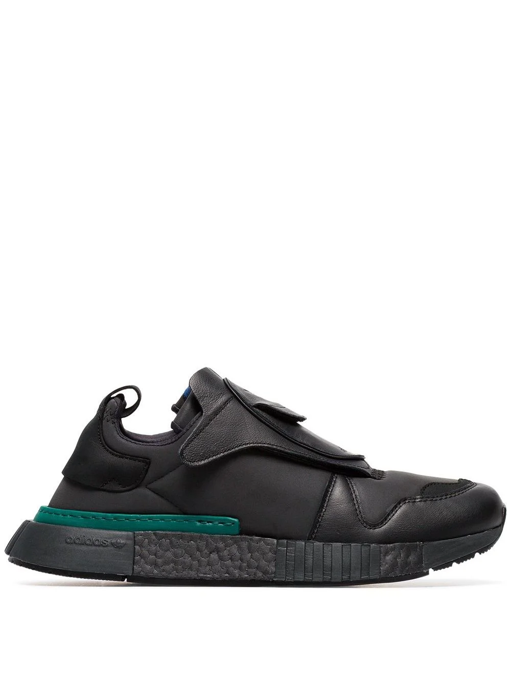 black futurepacer leather sneakers - 1