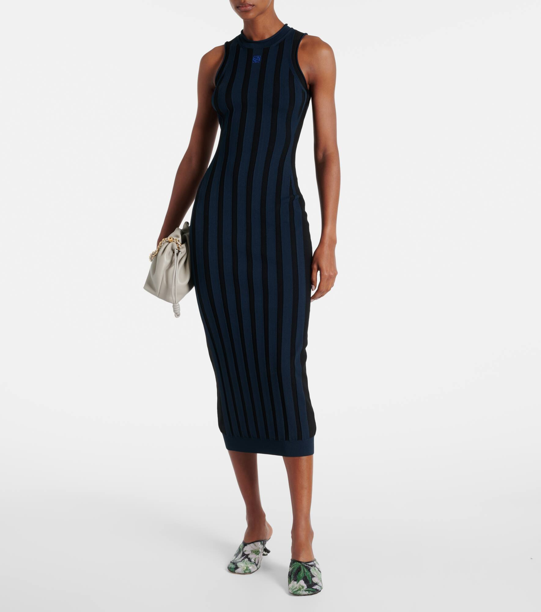 Anagram striped maxi dress - 2