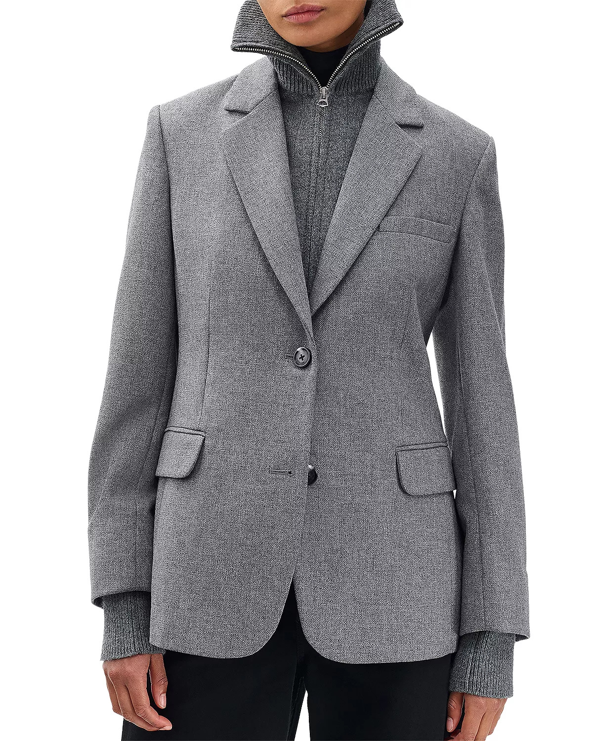Cody Knit Cuff Blazer - 6