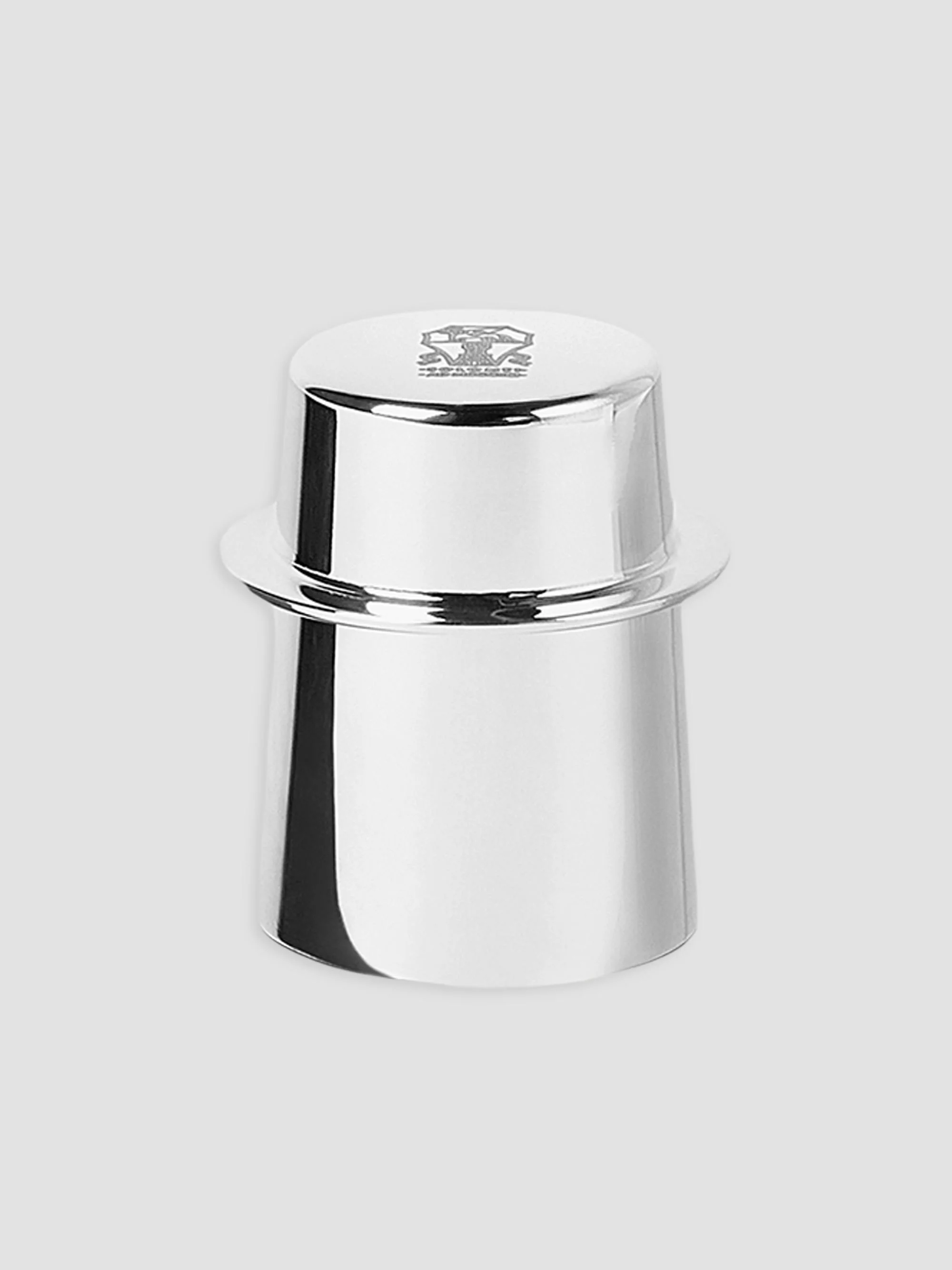 Silver Plated Steel Champagne Stopper - Silver - 1