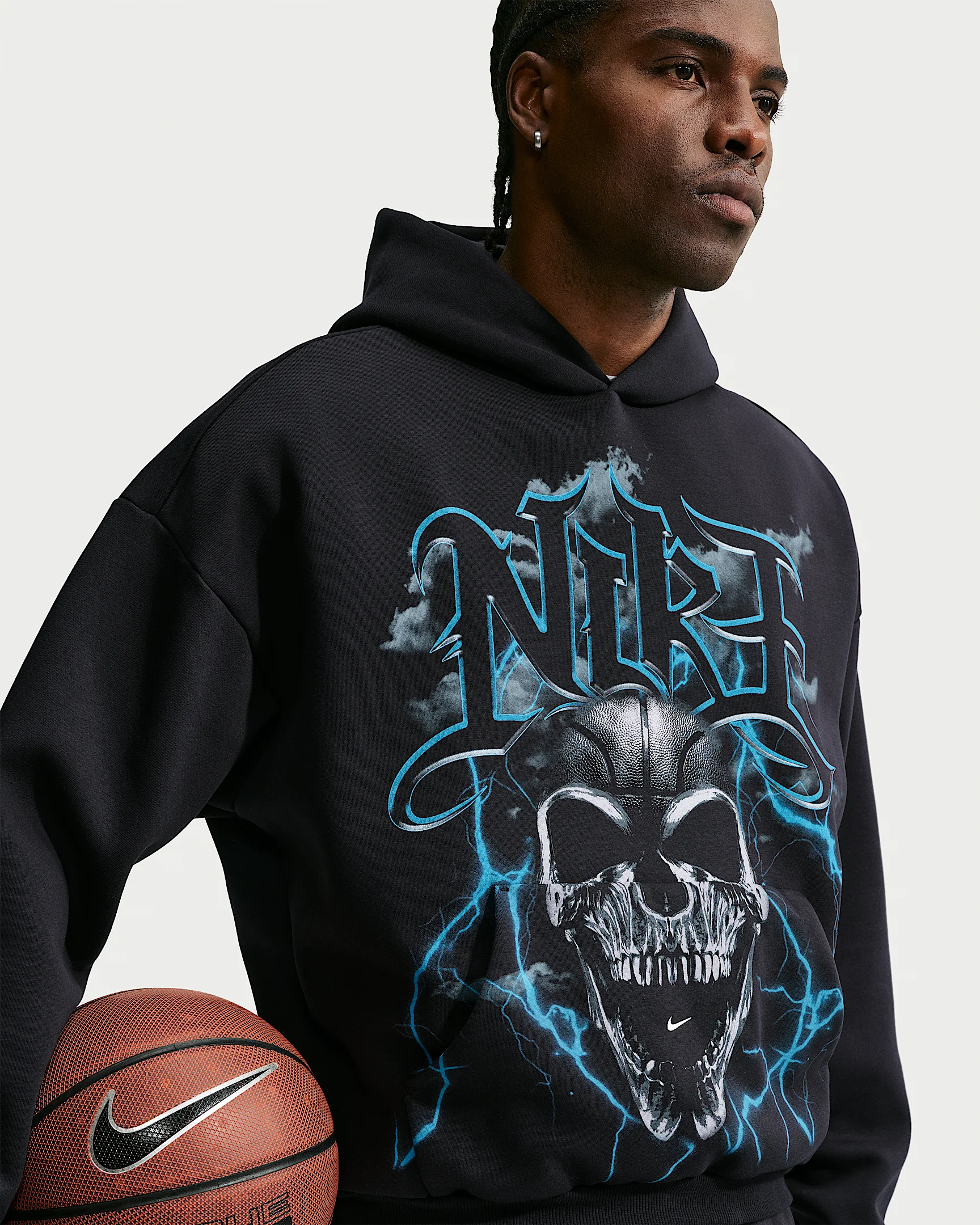 Nike Standard Issue Men's Brushed Pullover Basketball Hoodie - 1