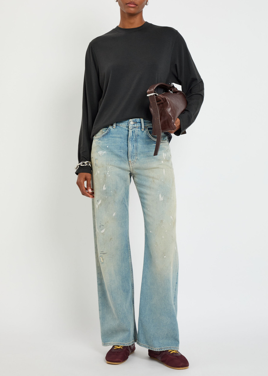 Skims Long Sleeve Modal-blend T-shirt - 4