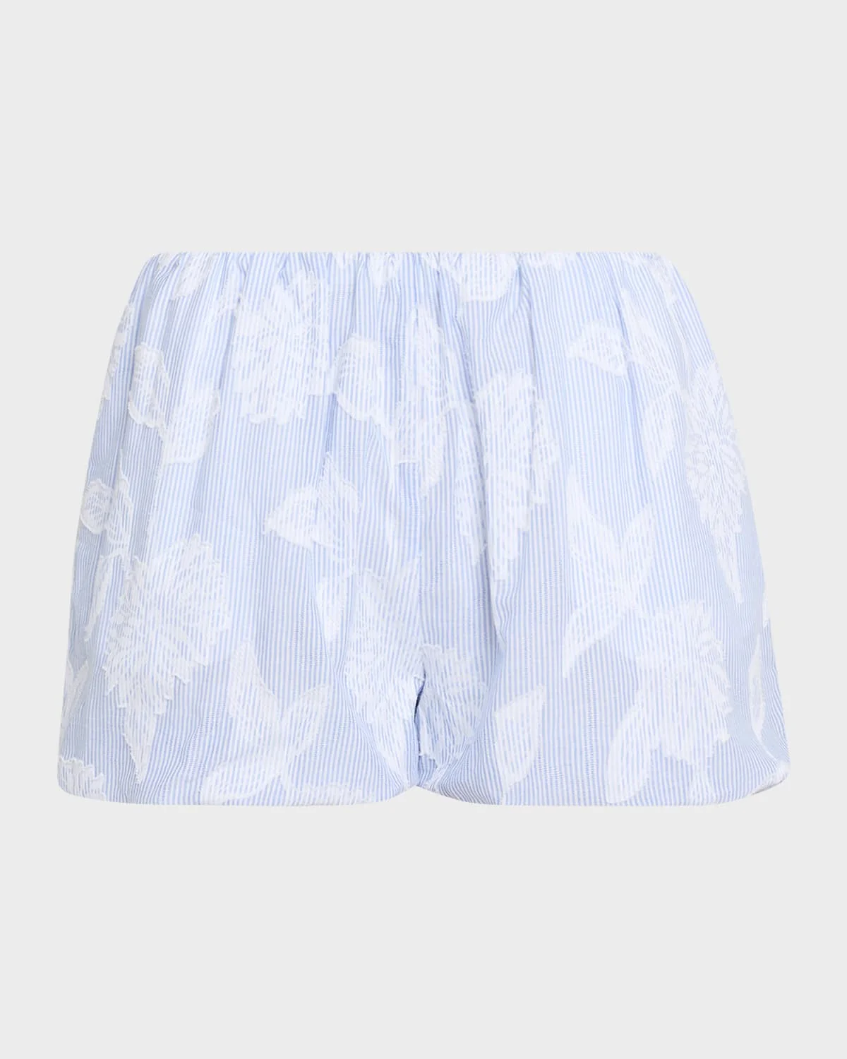 Olson Floral Stripe Bubble Shorts - 1