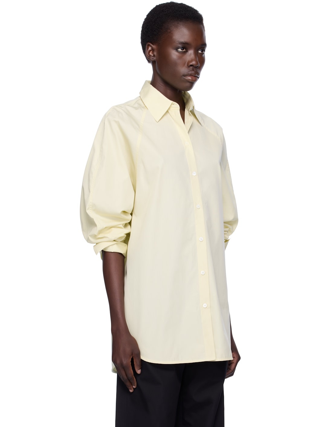 Yellow Raw Raglan Shirt - 2