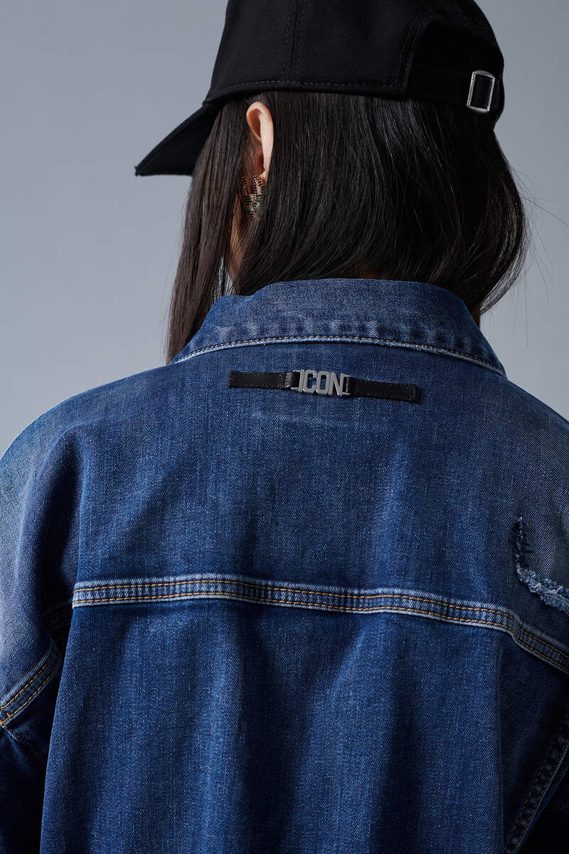 ICON DARK WASH OVER JEAN JACKET - 5
