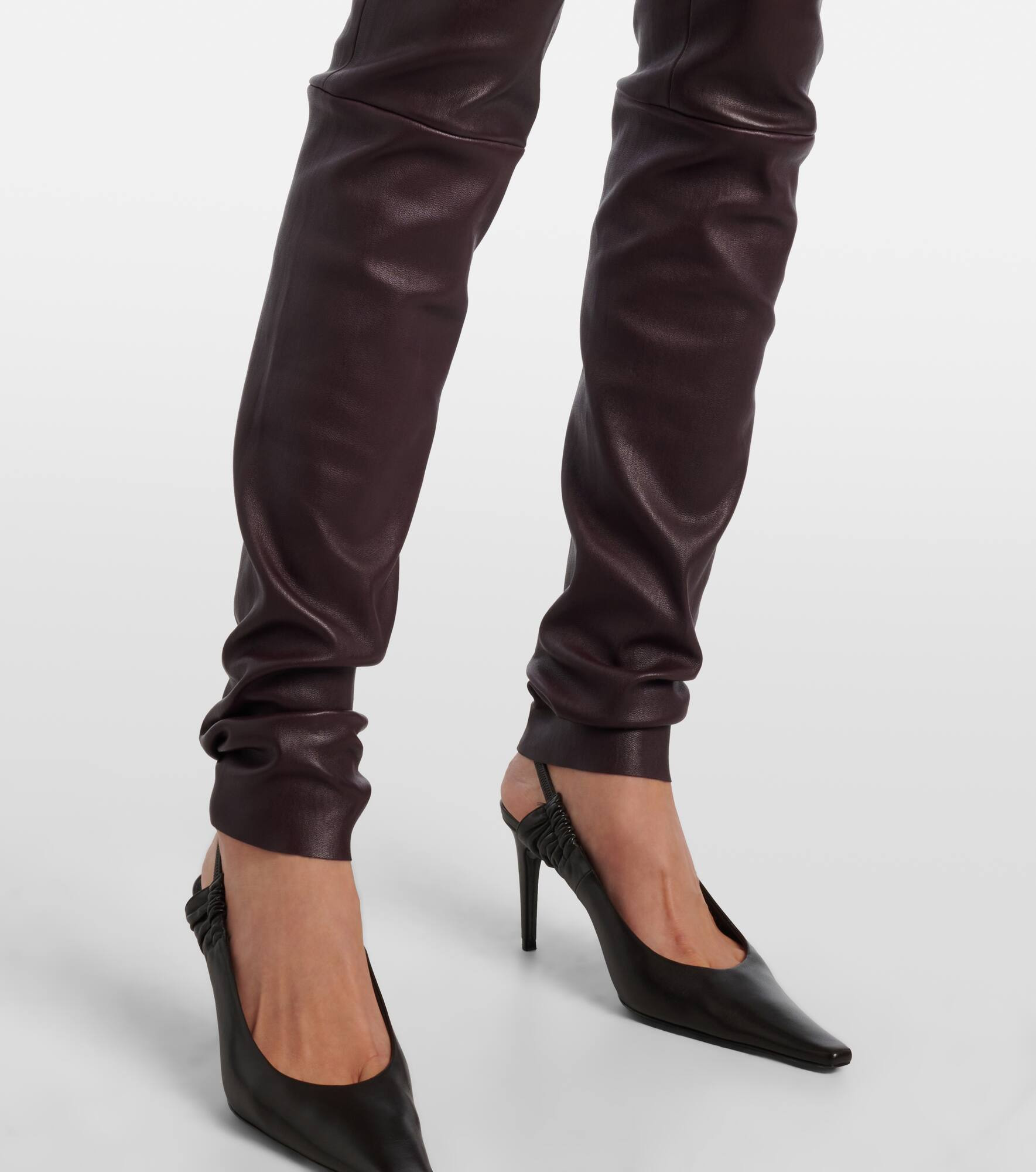 Carolyn leather leggings - 5