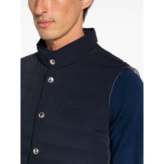 Blue padded vest - 5