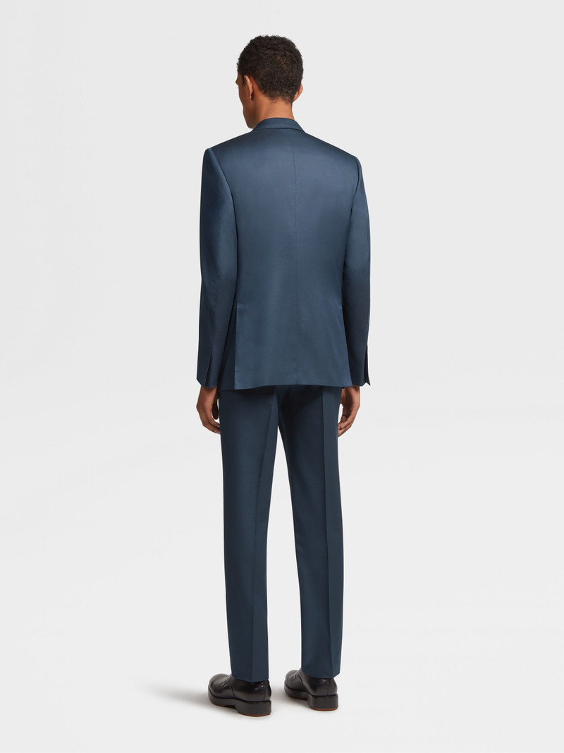 ZEGNA TEAL BLUE CENTOVENTIMILA WOOL SUIT outlook