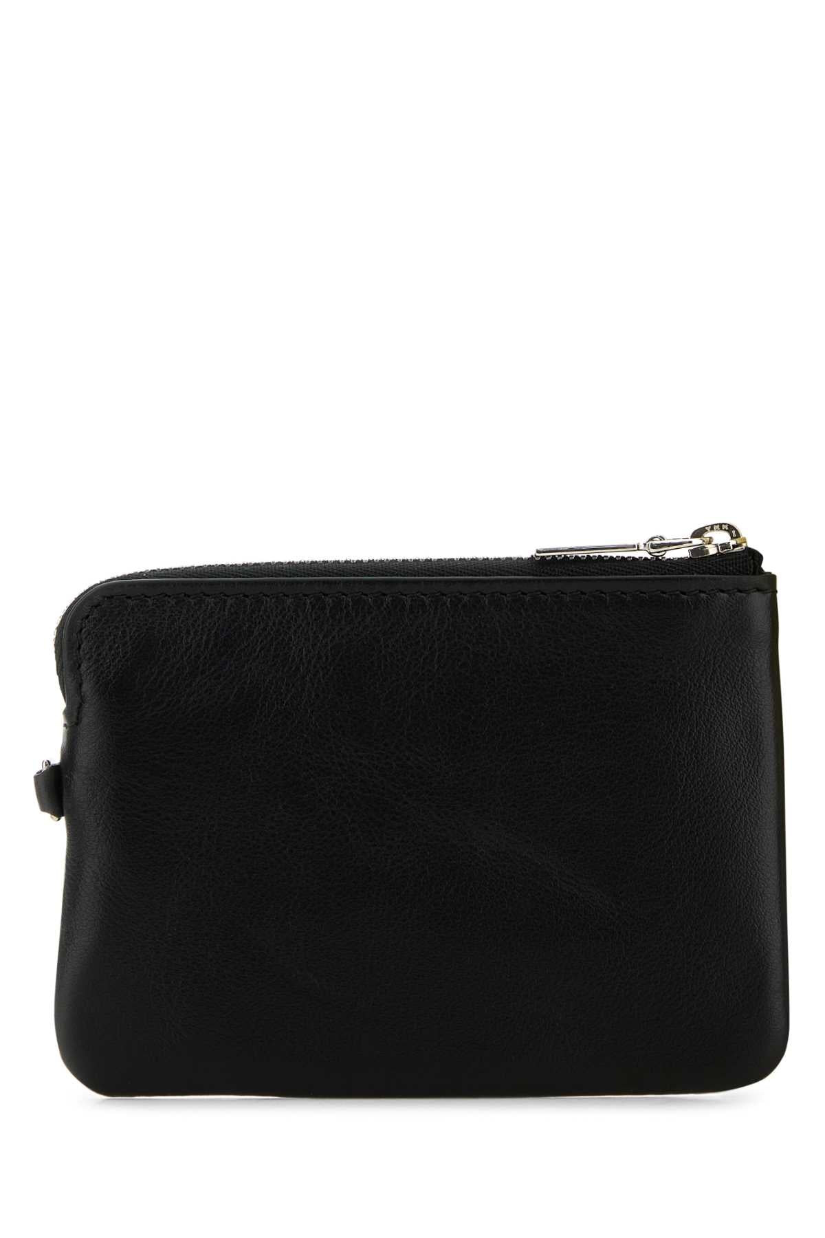 Alexander Mcqueen Women Black Leather Sling Card Holder - 3