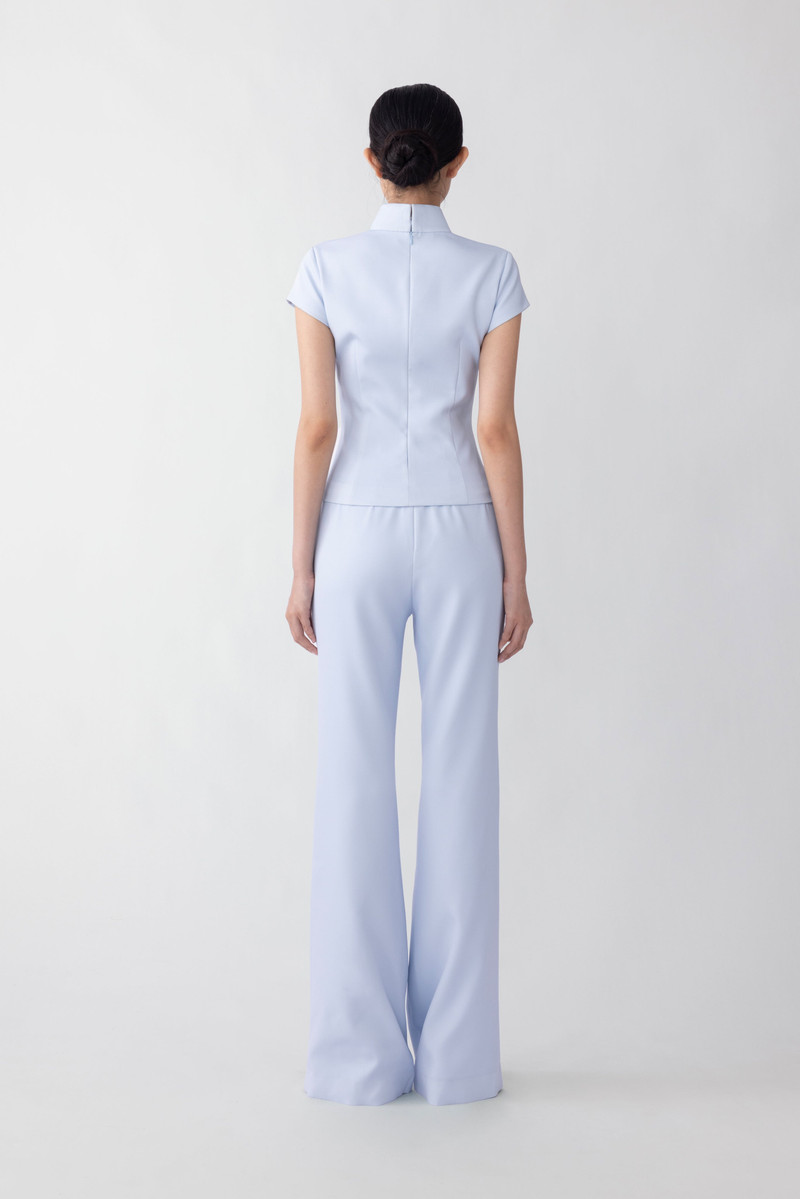 SAU LEE IRIS CREPE TOP outlook