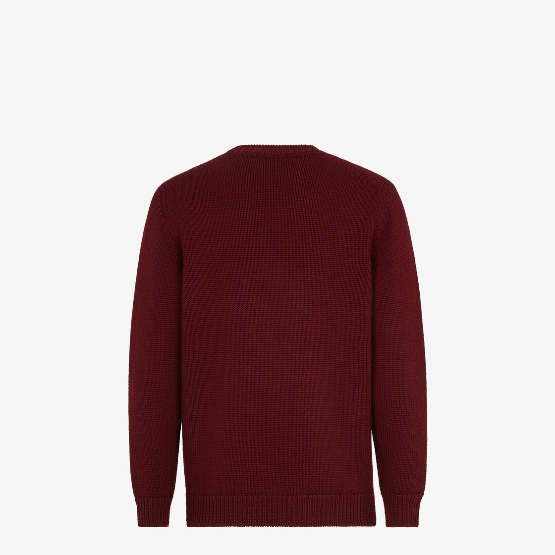 Burgundy wool pullover - 2