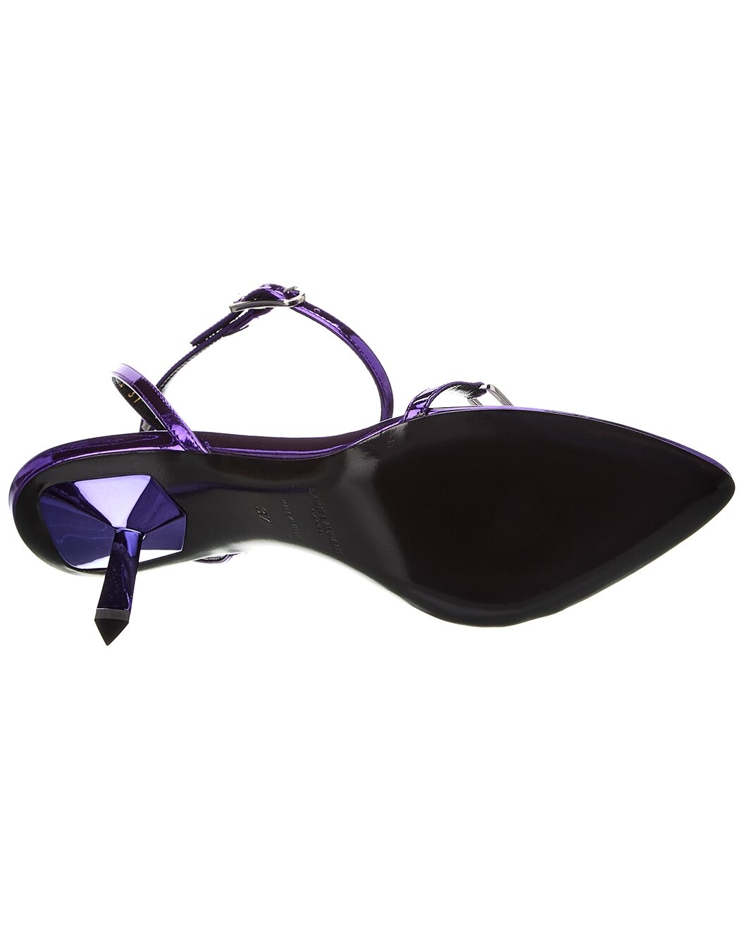 Saint Laurent Kitty 75 Leather Sandal - 4