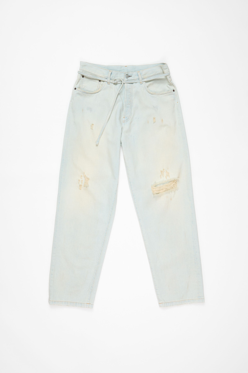 Loose fit jeans - 1991 Toj - Light blue/white 1