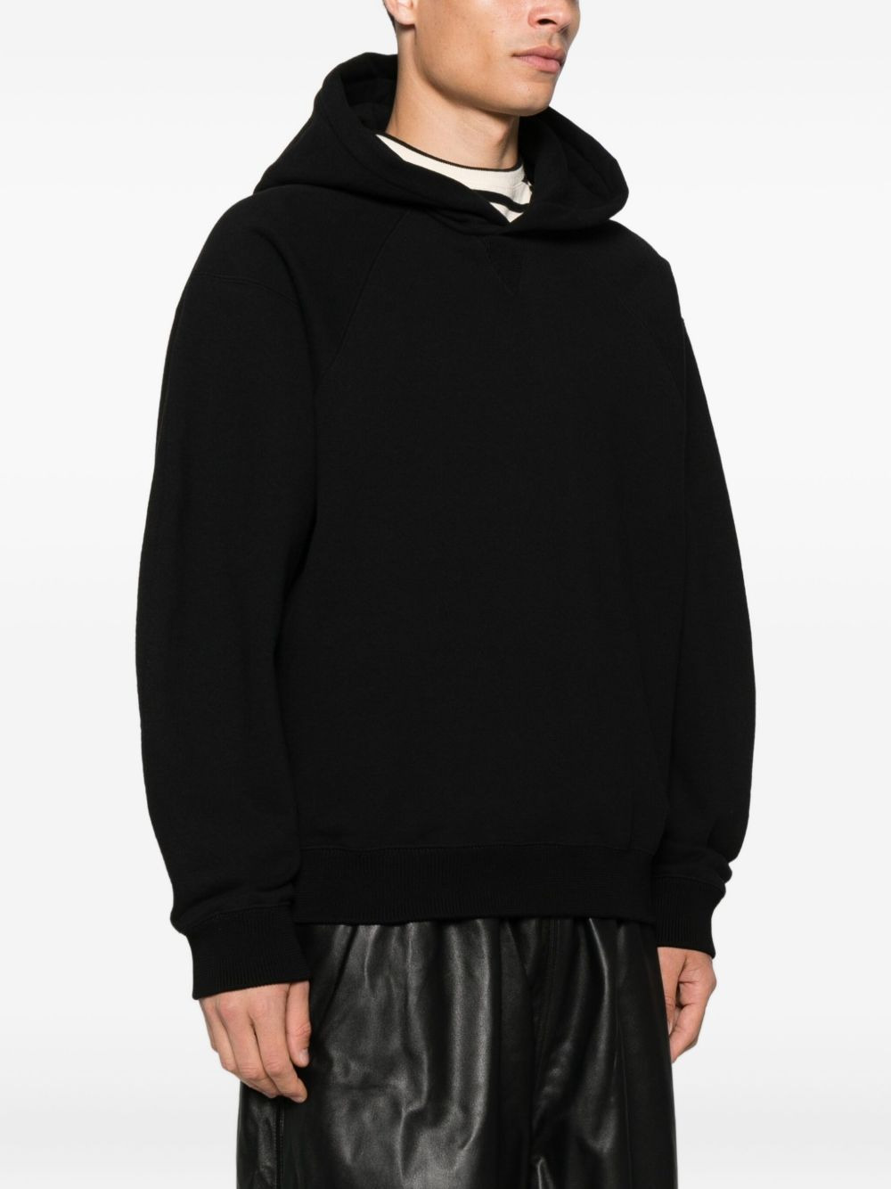 stretch-cotton hoodie - 3