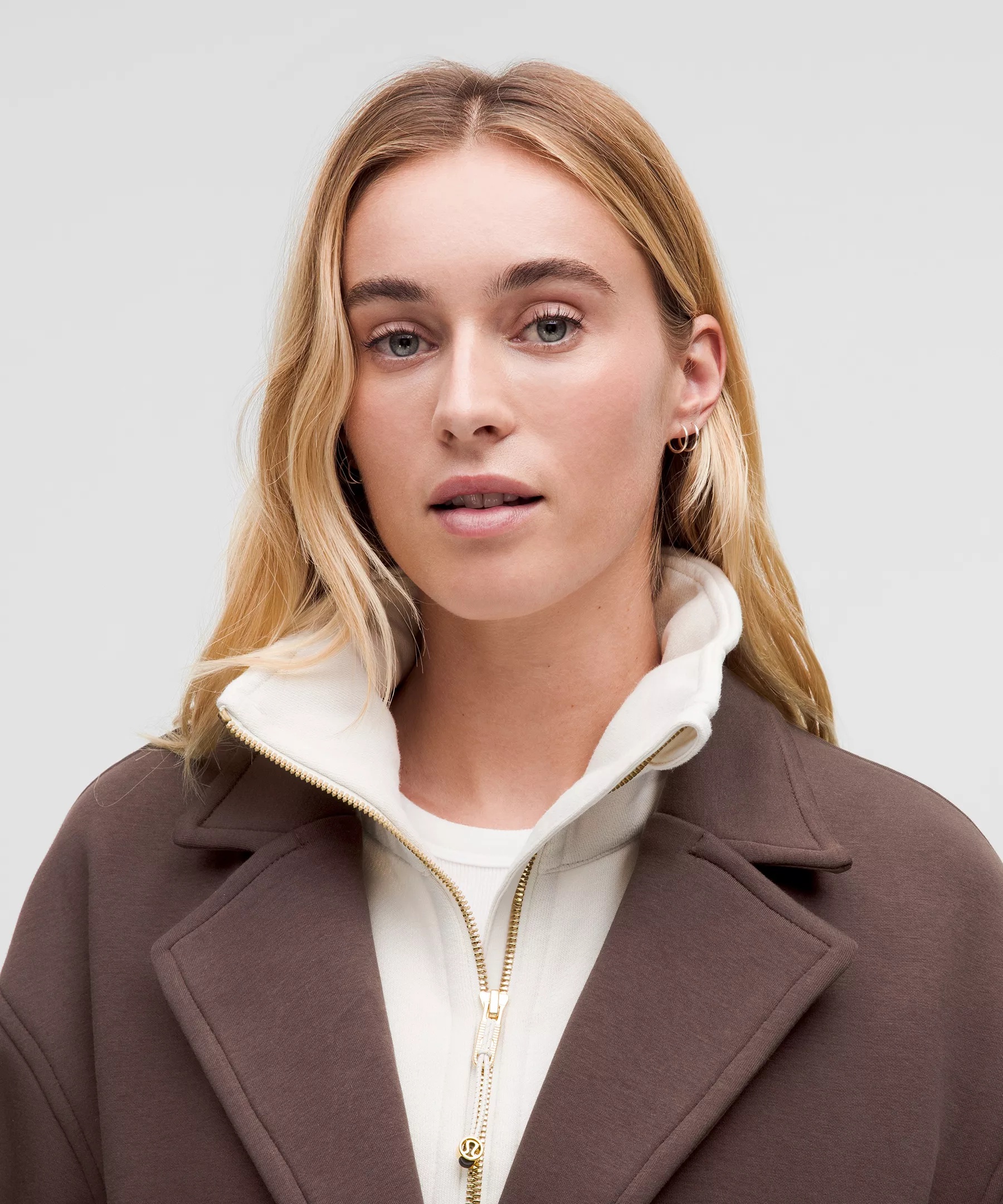 Belted Fleece Wrap Coat - 3