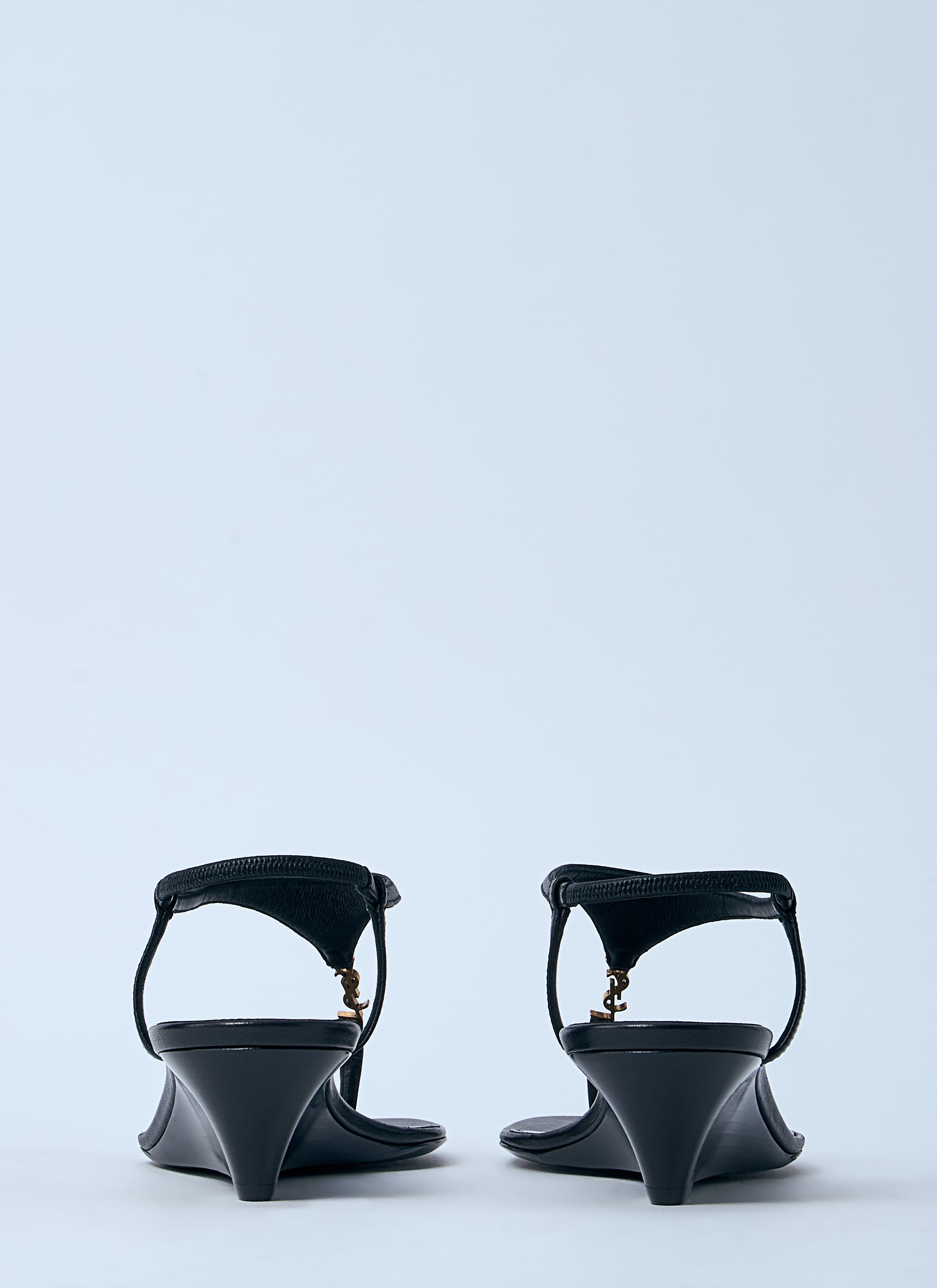 Logo Motif Wedge Sandals - 5
