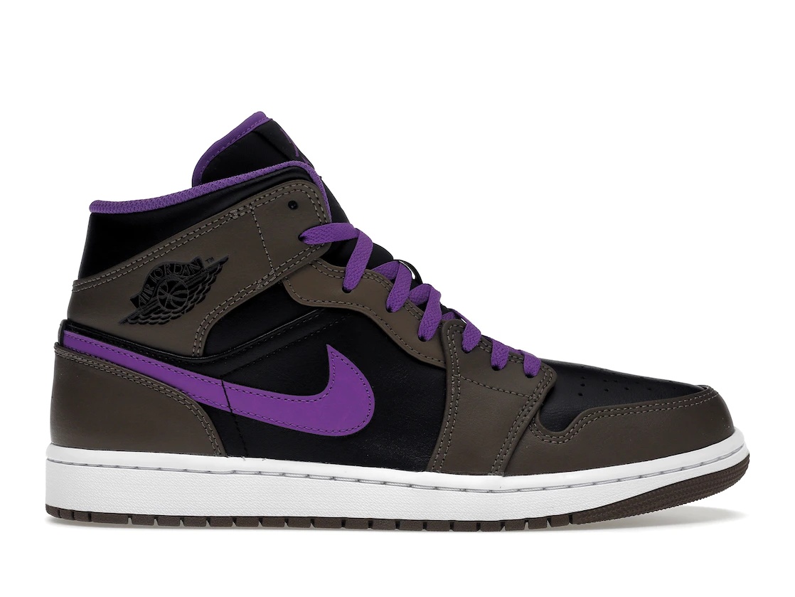 Jordan 1 Mid Purple Mocha - 1