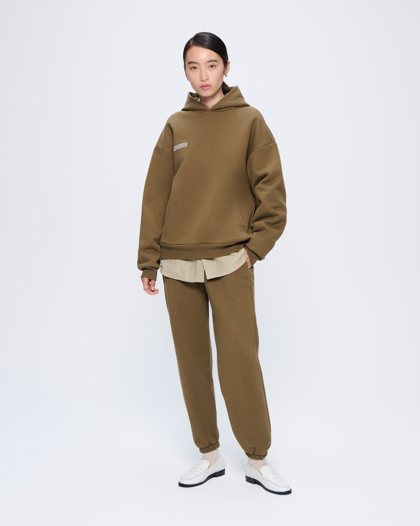Womens 365 Heavyweight Track Pants - Soil Brown - 2