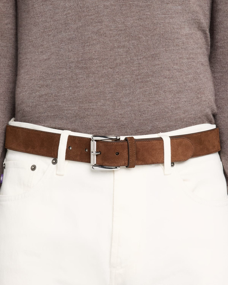 Ralph Lauren Men's Suede Roller-Buckle Belt outlook