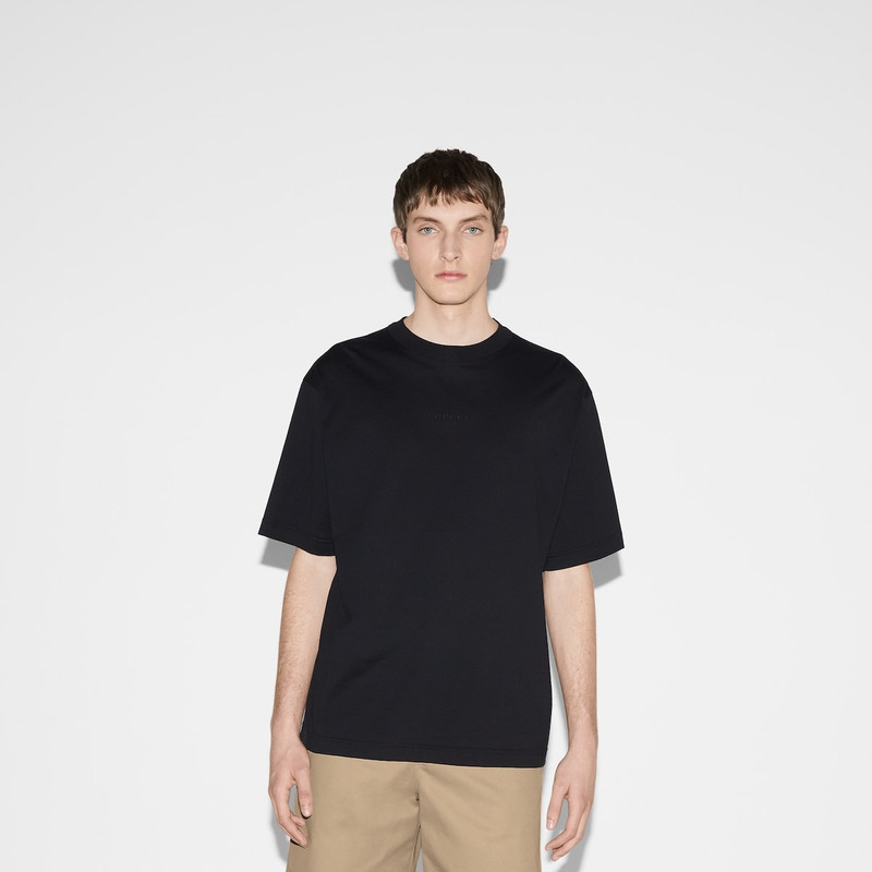 Cotton jersey T-shirt with embroidery 3