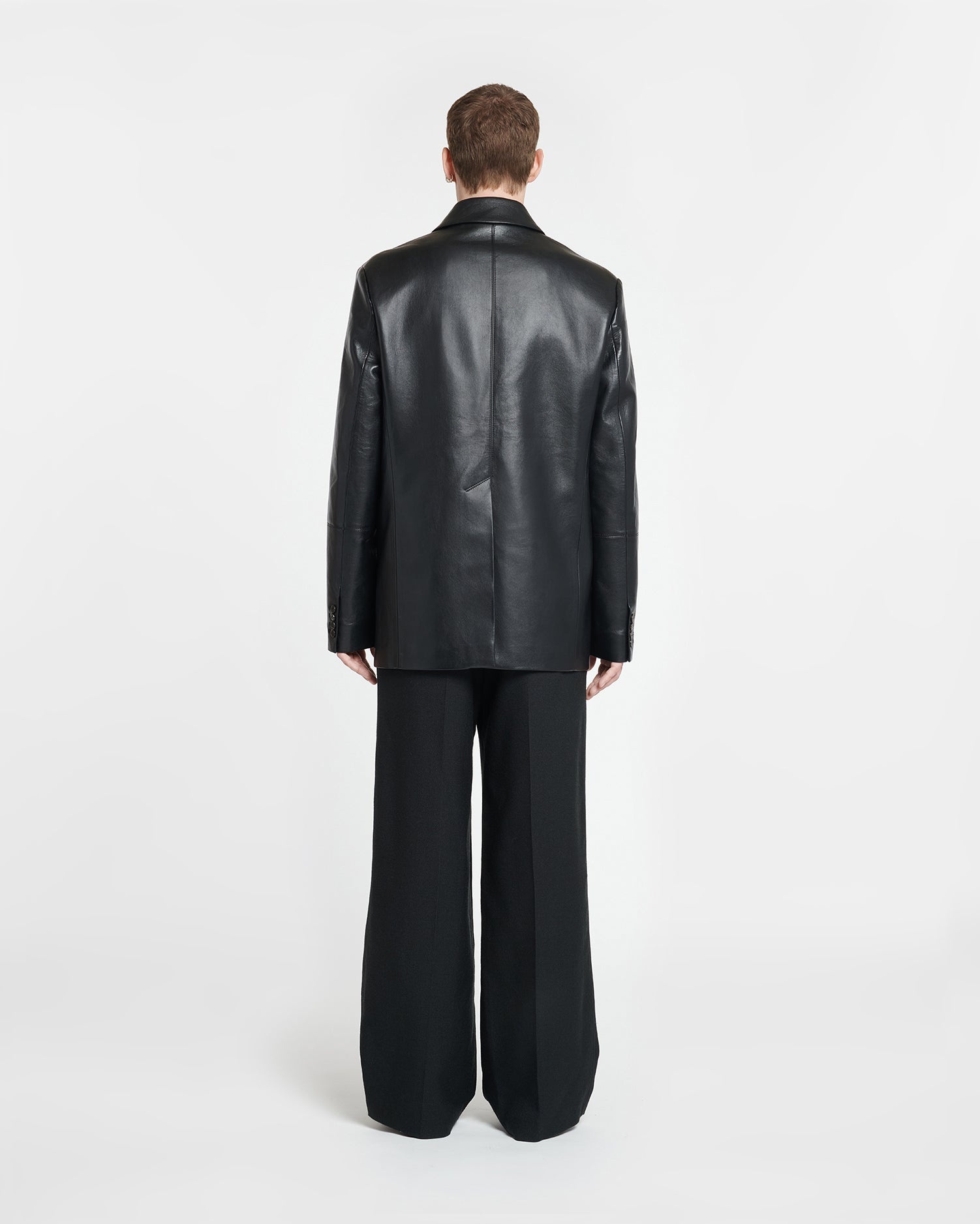 Regenerated Leather Jacket - 4