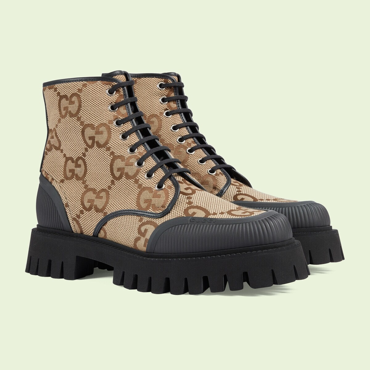 Men's maxi GG lace-up boot - 2