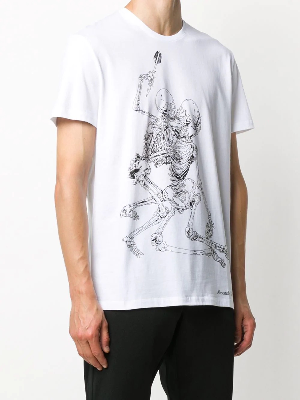 Lovers Skeleton printed T-shirt - 3