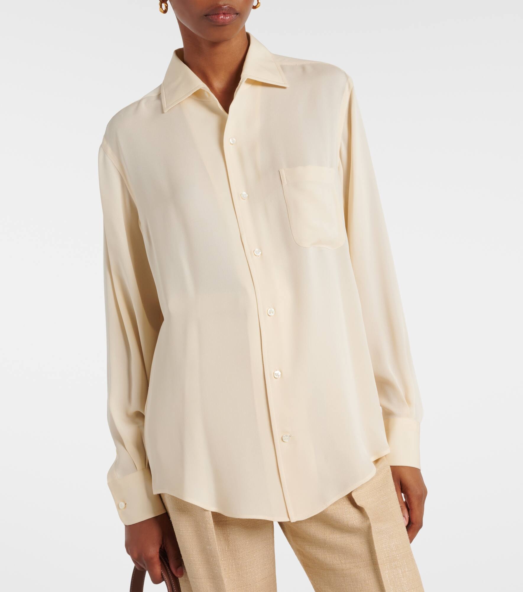 André silk georgette shirt - 4