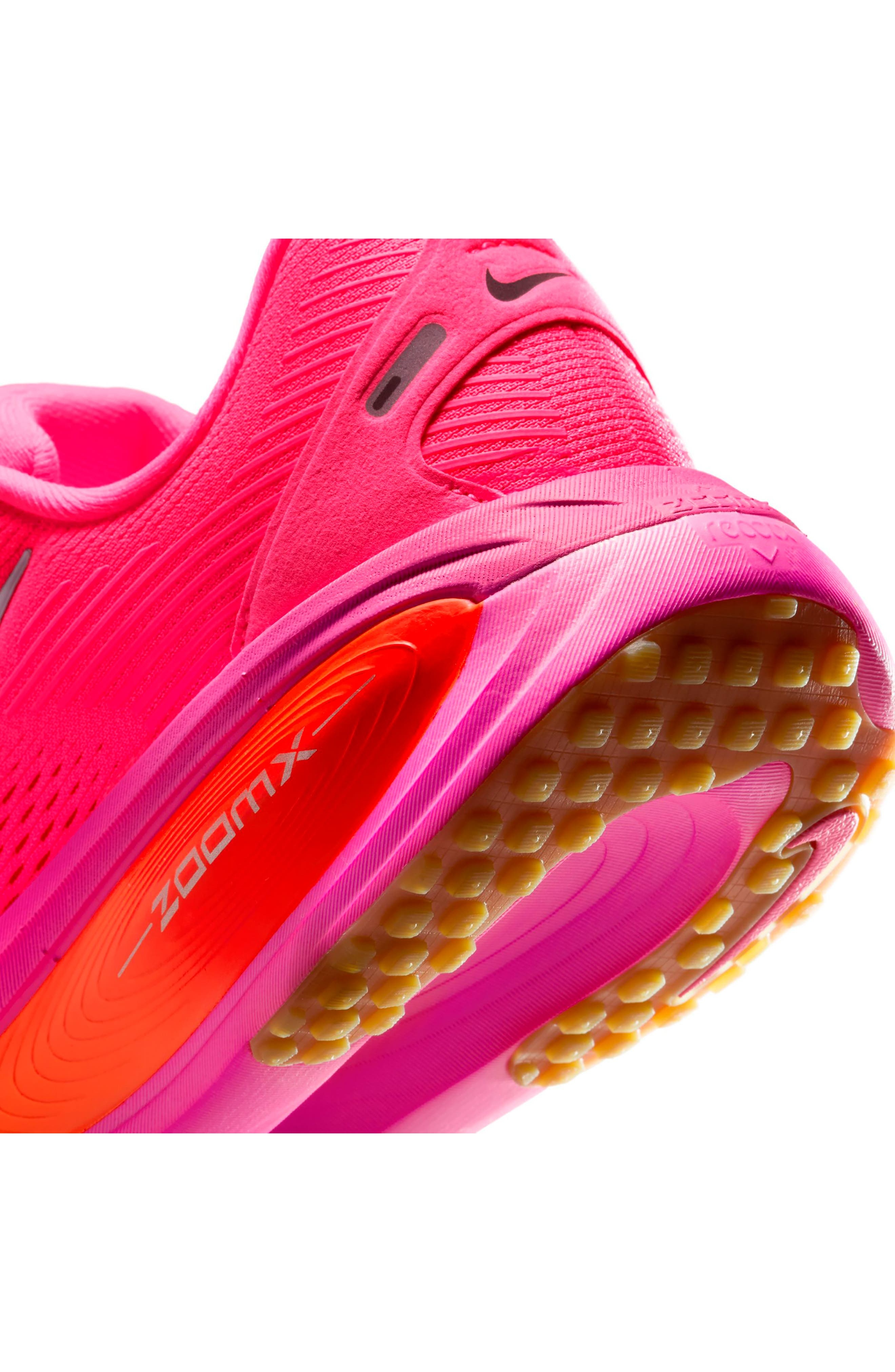 Nike Vomero 18 Running Shoe in Pink/Metallic Silver at Nordstrom - 8