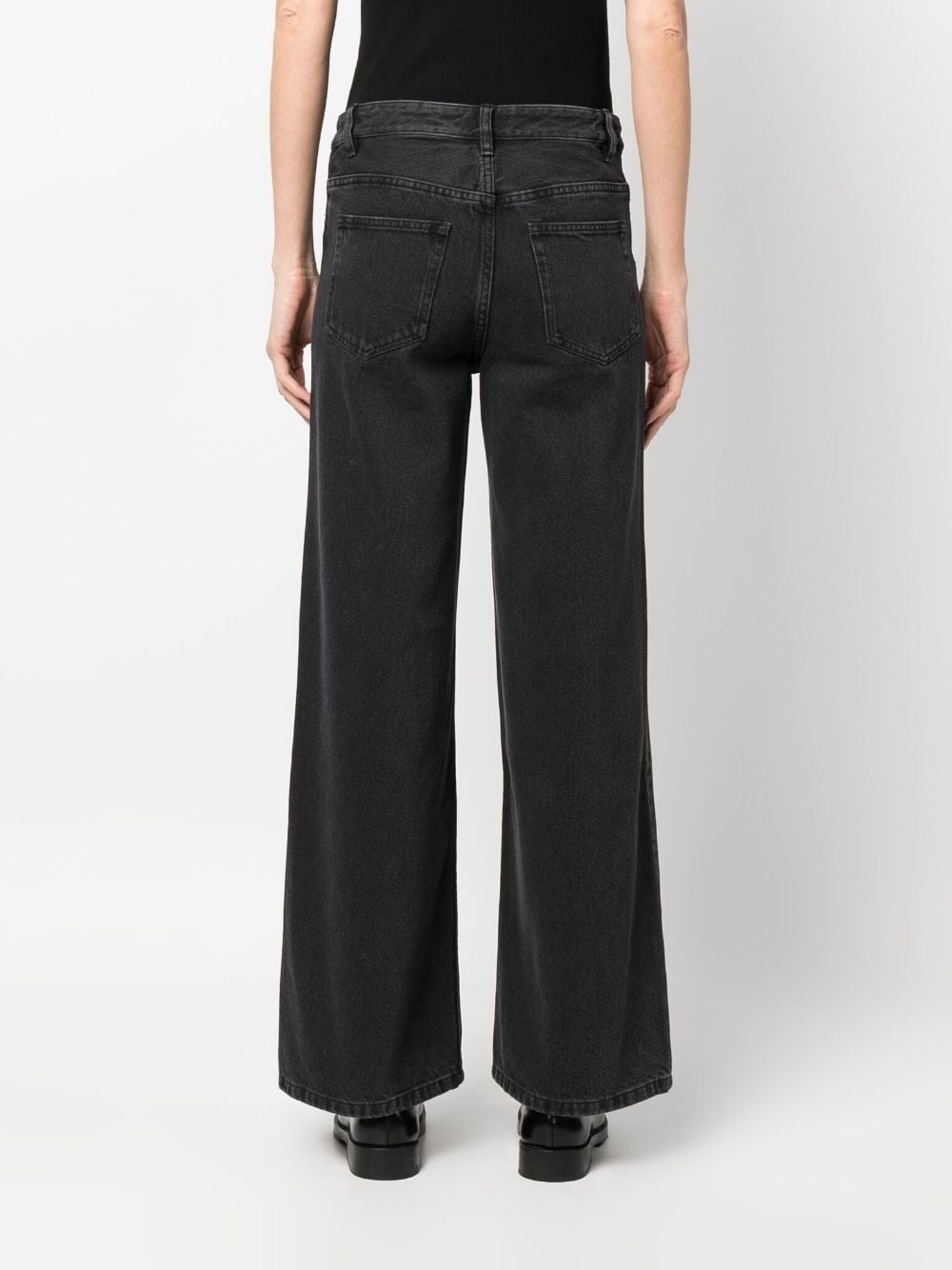 mid-rise cropped jeans - 4