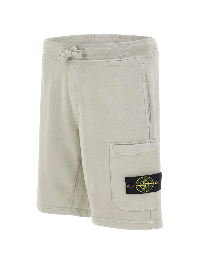 drawstring-fastening cotton shorts 3