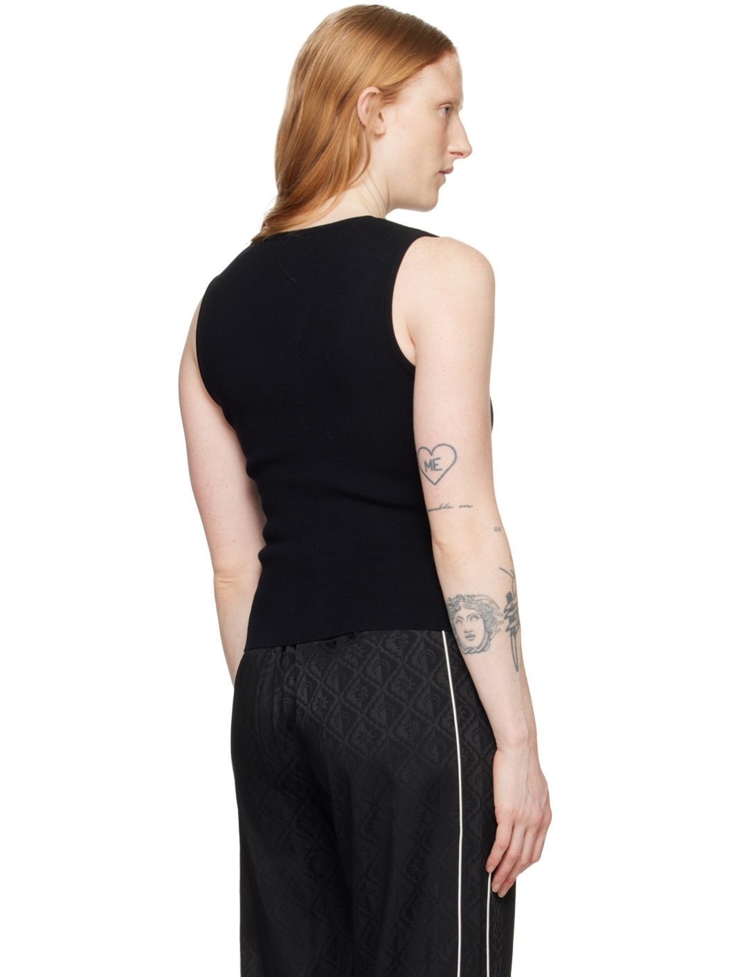 Black Core Sleeveless Crewneck - 3