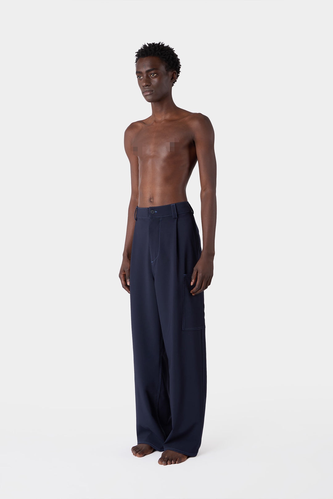 CARGO RICK PANTS / dark blue - 3