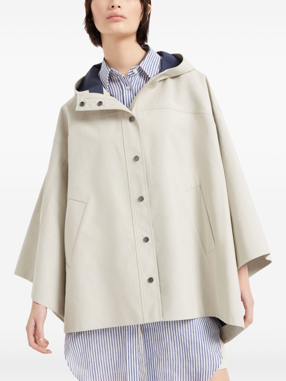 cape-sleeves jacket - 3