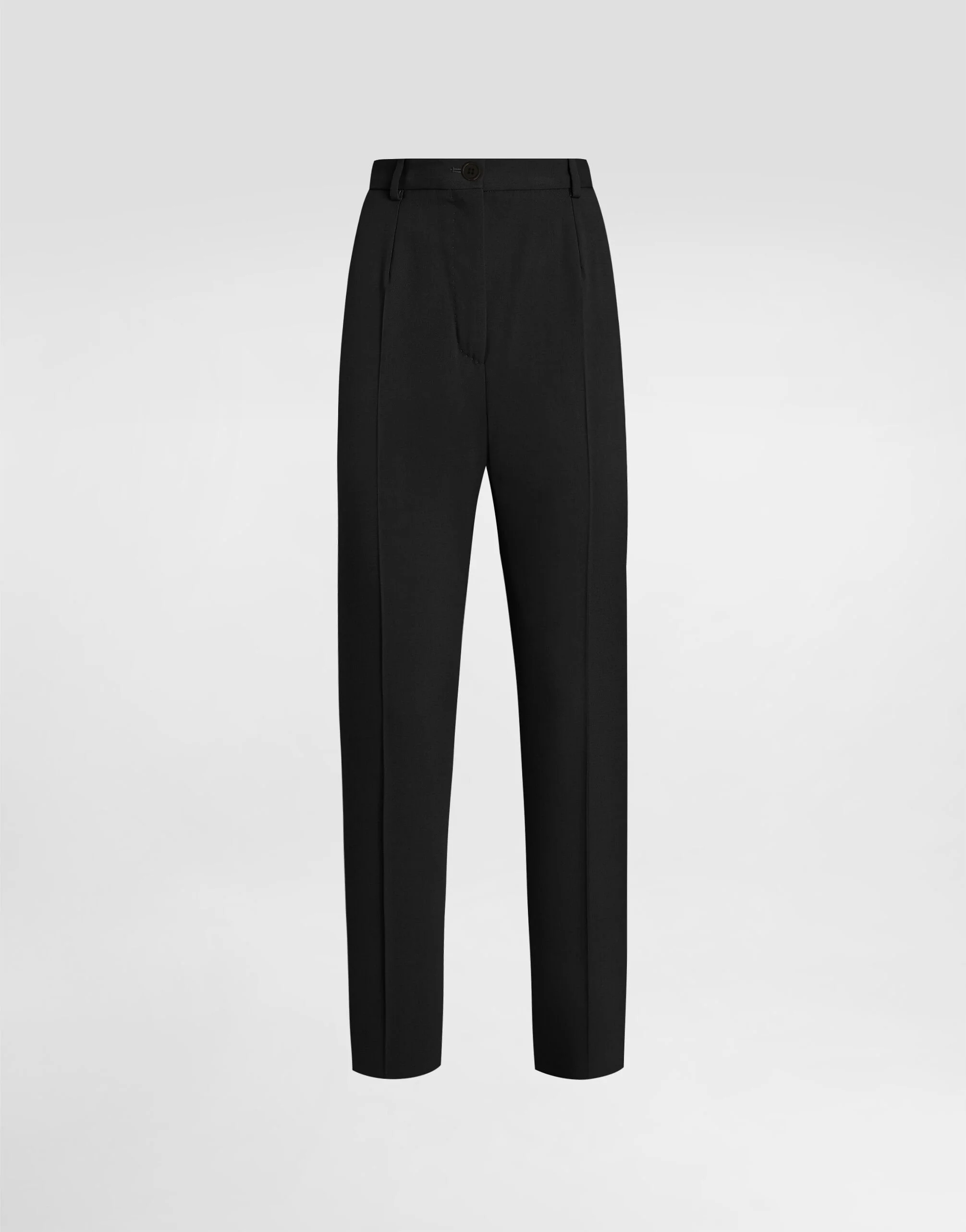 Wool gabardine trousers - 1