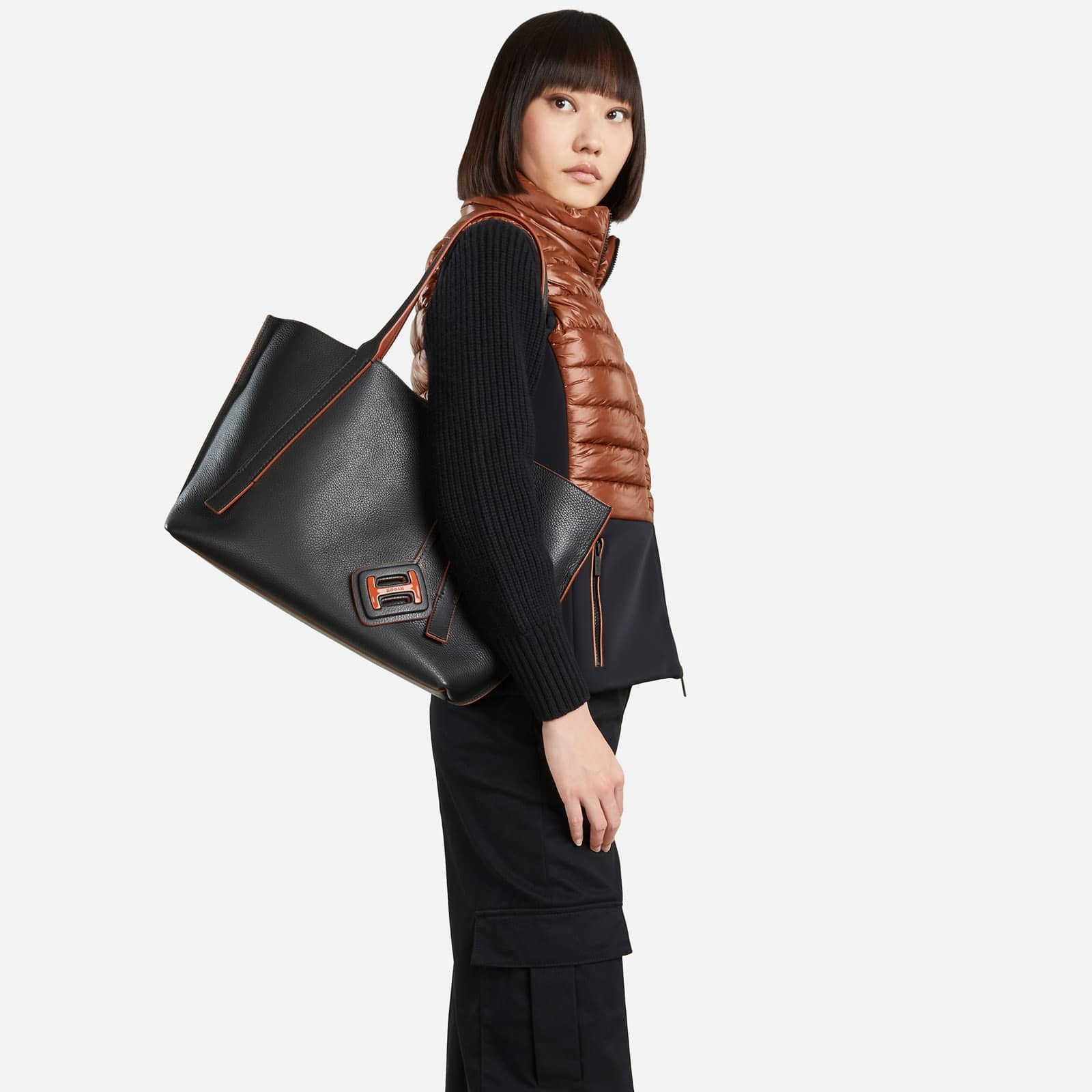 Hogan H-Bag Shopping Small Black - 4