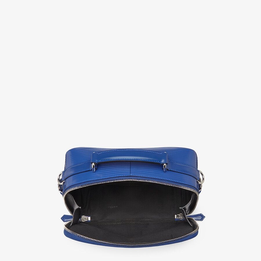 Blue leather bag - 4