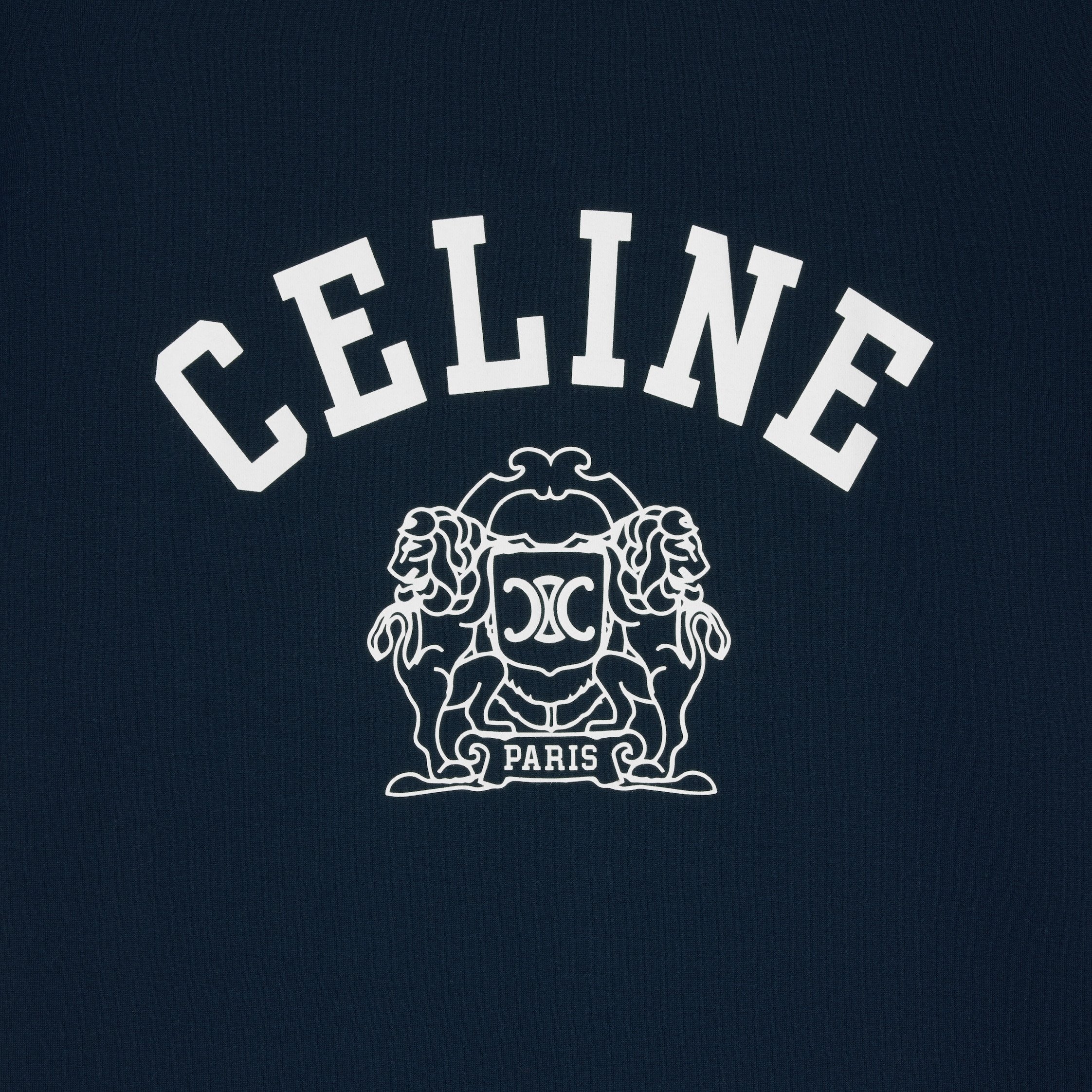 celine blason 70's t-shirt in cotton jersey - 4