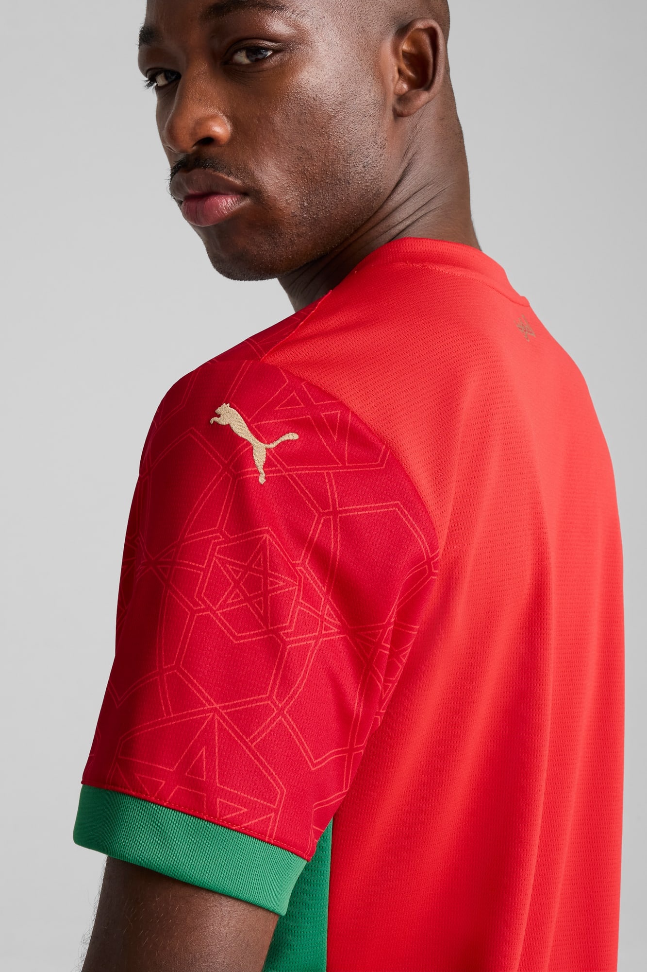 Morocco 2025 Men's Home Replica Soccer Jersey - 7