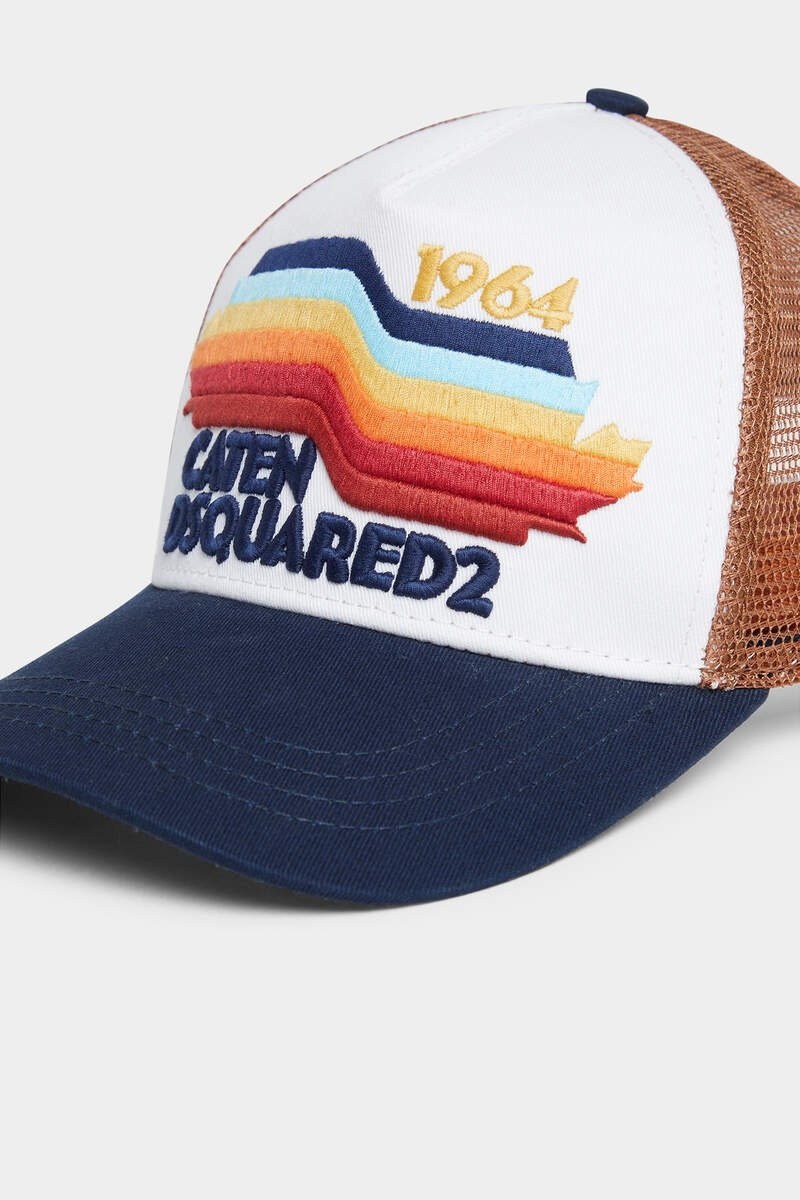 DSQUARED2 LOGO EMBROIDERED TRUCKER BASEBALL CAP 5