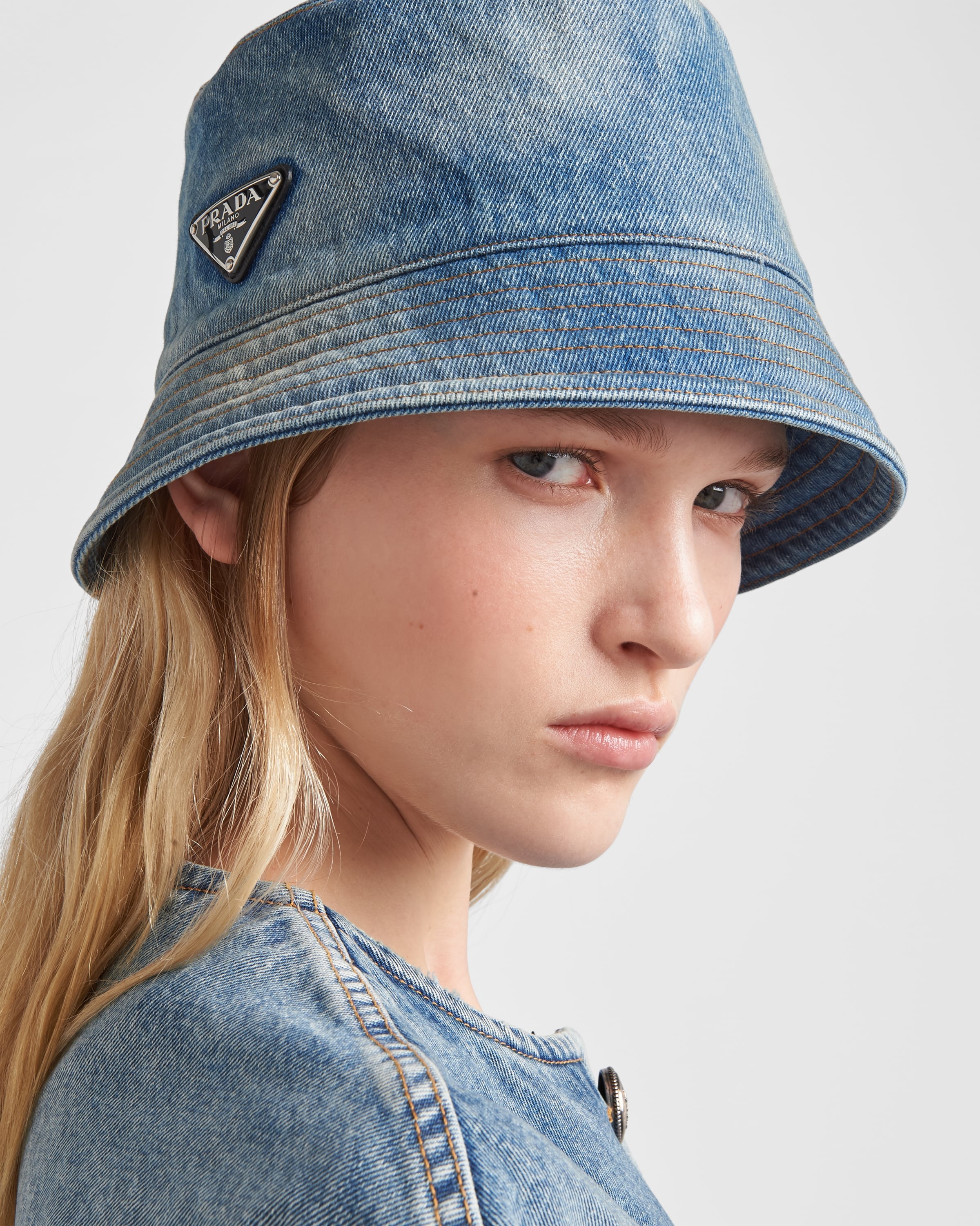 Denim bucket hat - 2