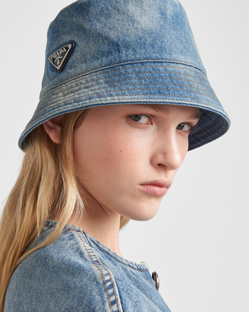 Prada Denim bucket hat outlook