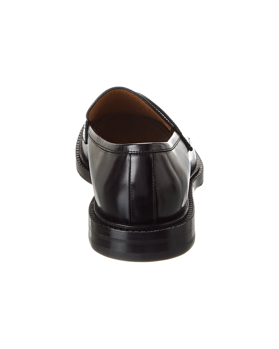 Gucci Web Leather Loafer - 3