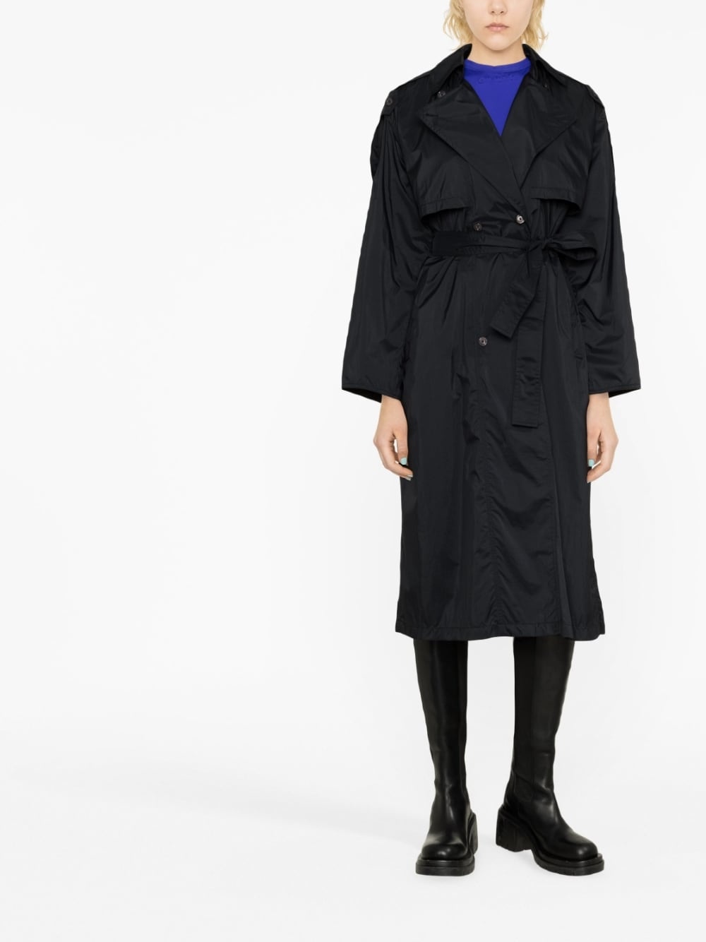 Deva belted trench coat - 2