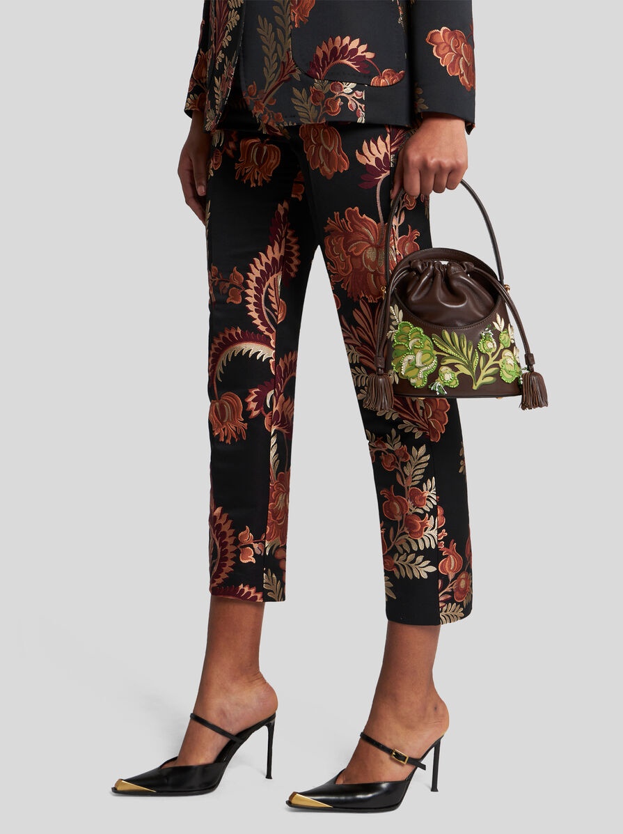 MEDIUM SATURNO BAG WITH EMBROIDERY - 3