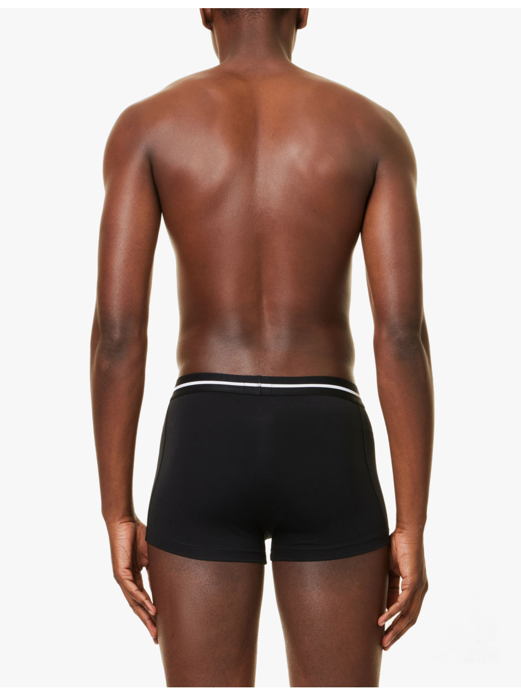 Branded waistband stretch-cotton boxer trunks - 3