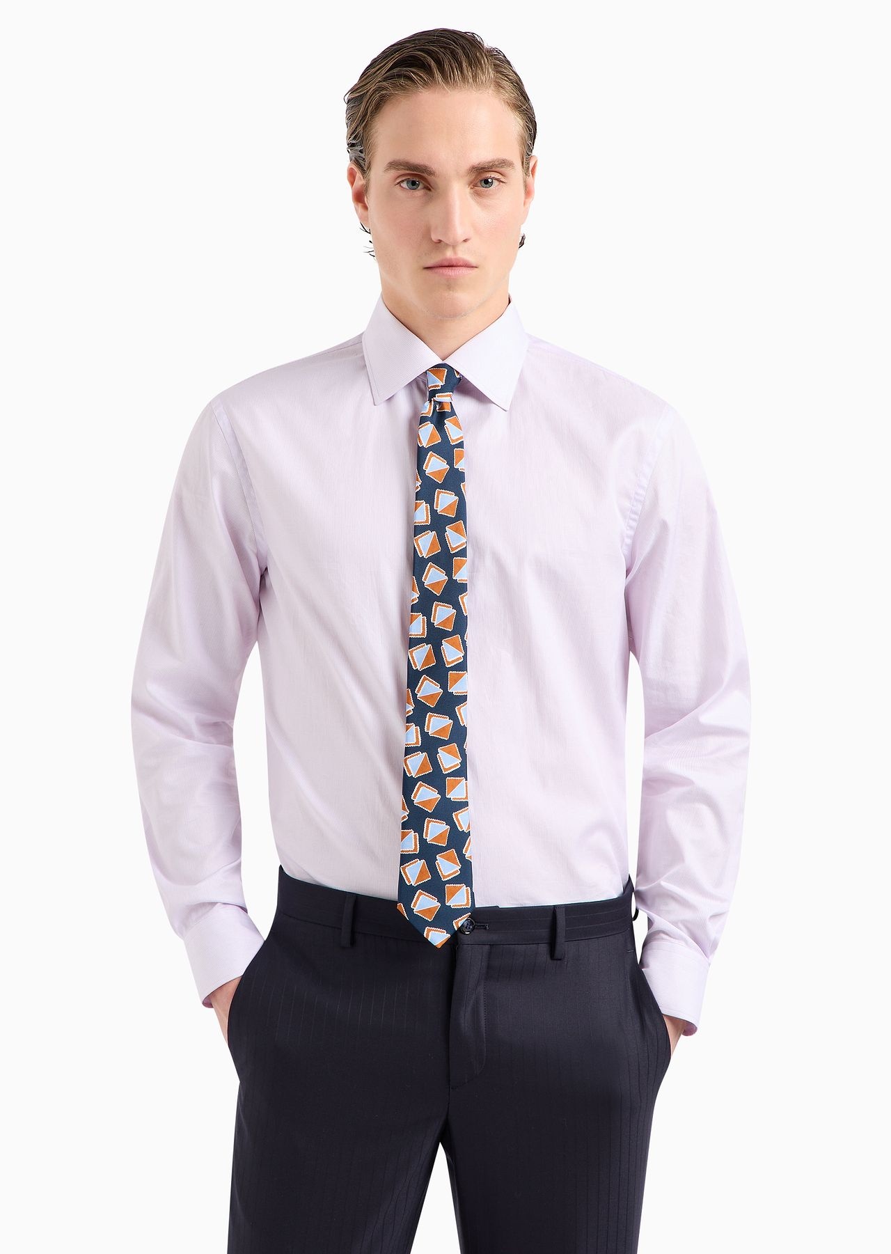 ASV printed silk tie - 3