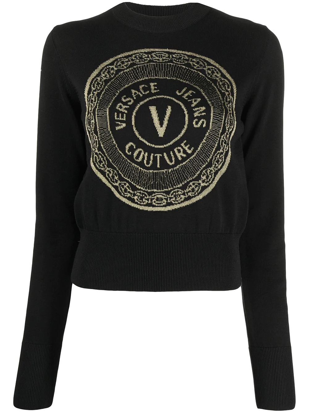 logo embroidered jumper - 1