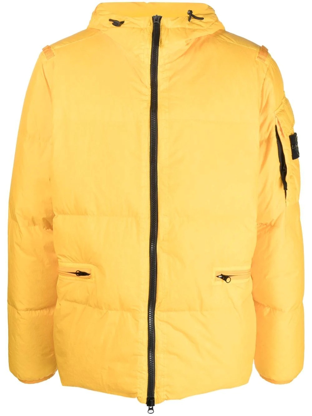 Compass-patch puffer jacket - 1